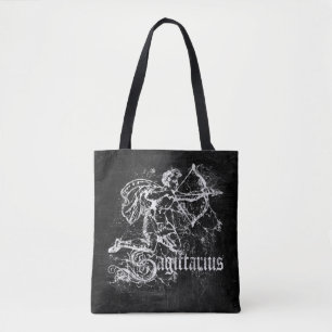 Tote Bag Zodiac Vintage Sagittaire
