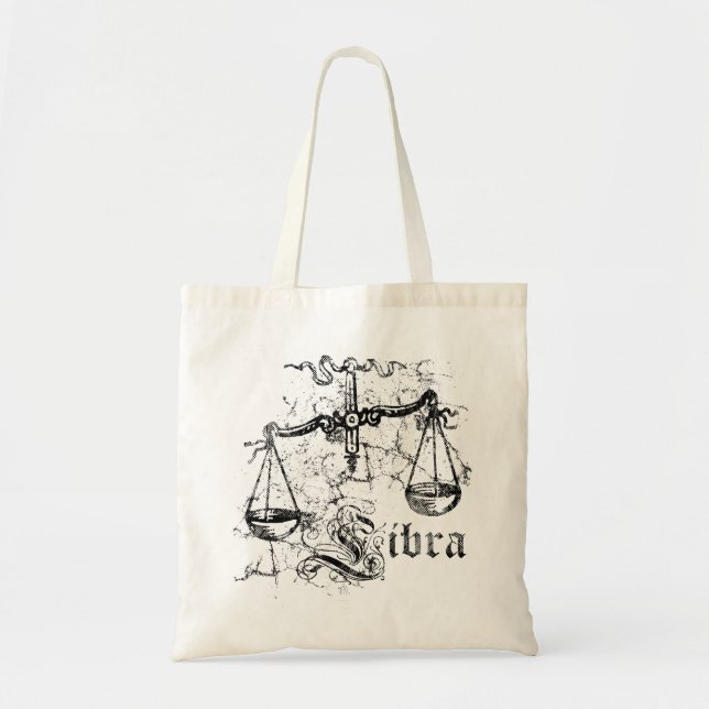 Tote Bag Zodiaque Balance Vintage (Devant)