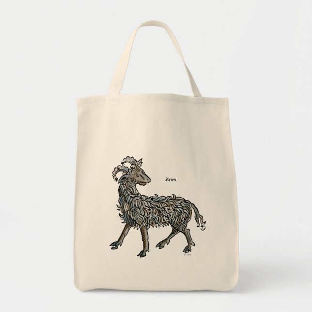 Tote Bag Zodiaque : Bélier, 1482 (Devant)