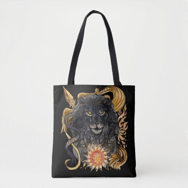 Tote Bag Zodiaque de Lion (Devant)