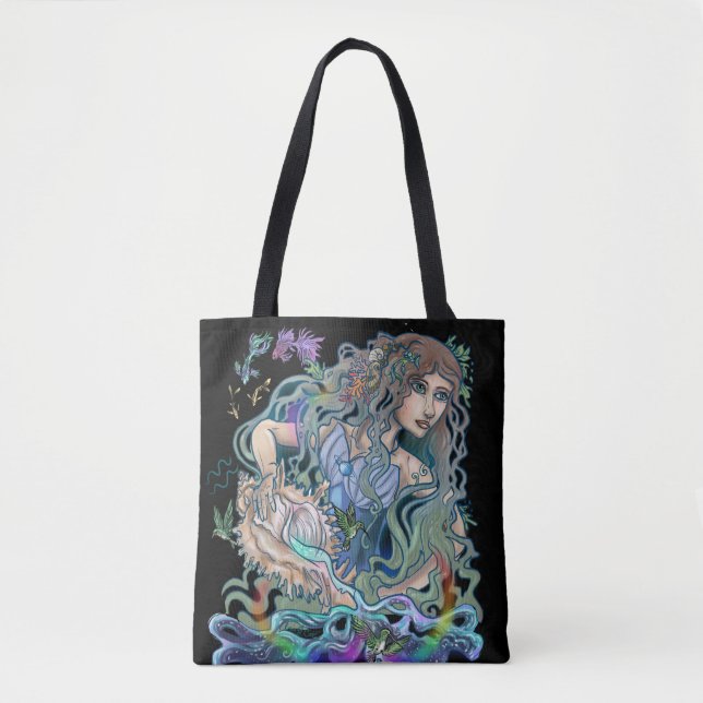 Tote Bag Zodiaque de Verseau (Devant)