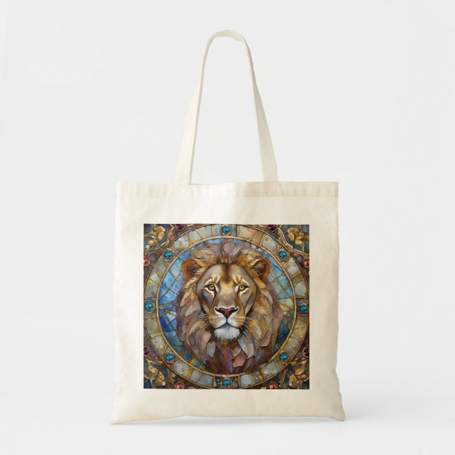 Tote Bag Zodiaque - Léon le Lion (Devant)