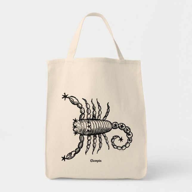 Tote Bag Zodiaque : Scorpion, 1482 (Devant)