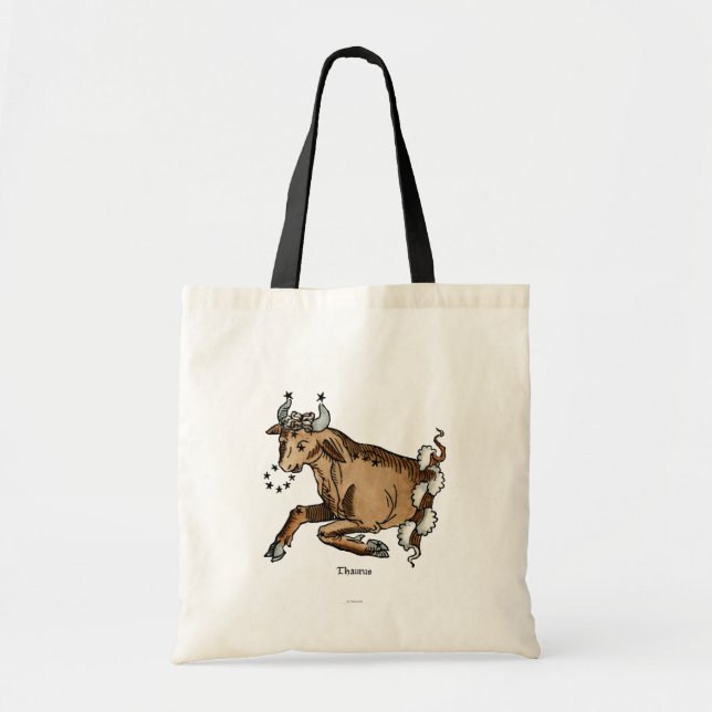 Tote Bag Zodiaque : Taureau, 1482 (Devant)