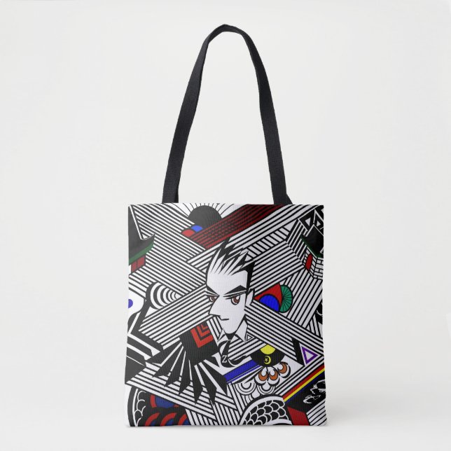 Tote Bag Zogak motif coréen (Devant)