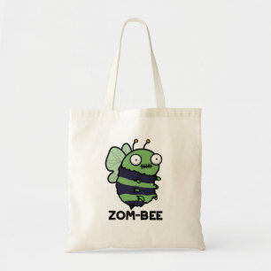 Tote Bag Zom-bee Drôle Halloween Zombie Bee Pun