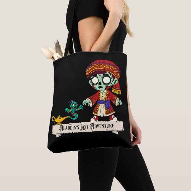 Tote Bag Zombie Aladdin & Genie Zombie (De près)