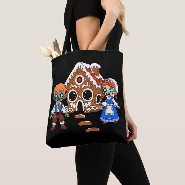 Tote Bag Zombie Hansel et Gretel (De près)