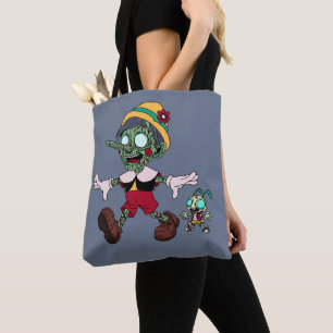 Tote Bag Zombie Pinocchio & Cricket