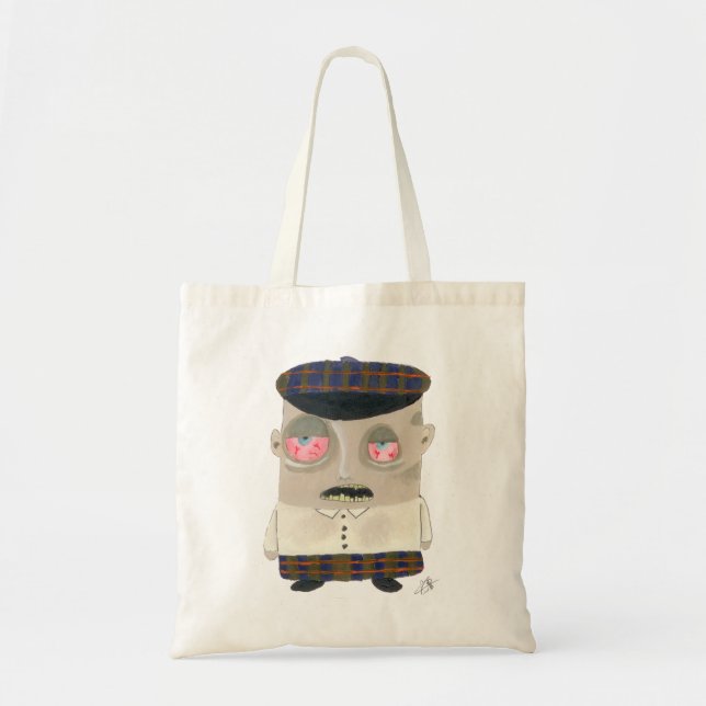 Tote Bag Zombie Scotsman (Devant)