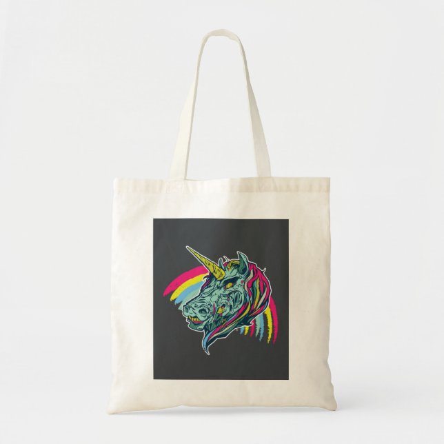 Tote Bag Zombie Unicorn (Devant)
