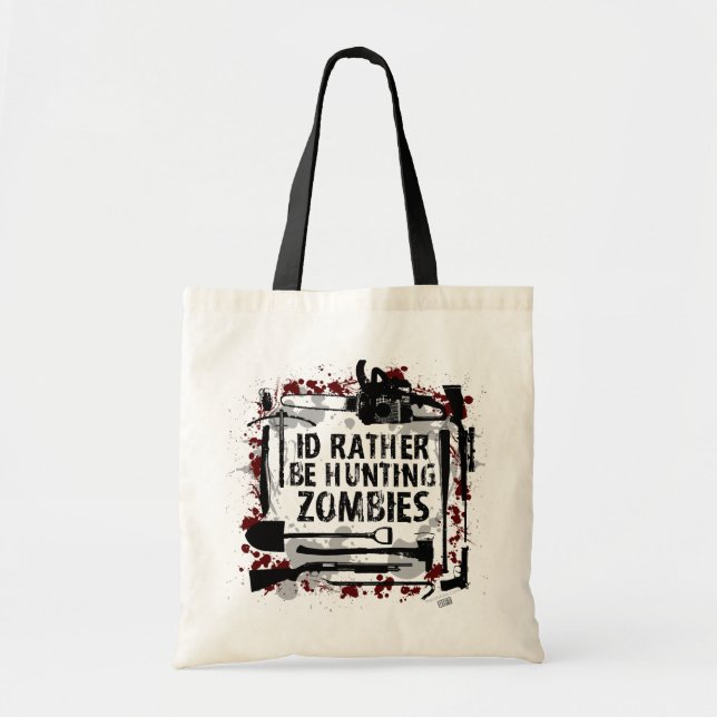 Tote Bag Zombis de chasse (Devant)