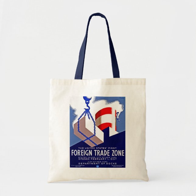 Tote Bag Zone de commerce extérieur (Devant)