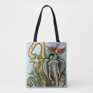 Tote Bag Zoo Animaux