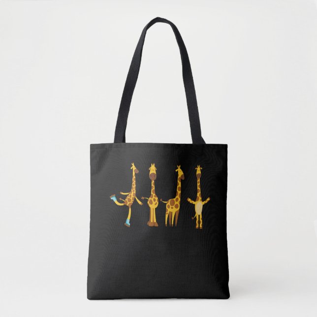 Tote Bag Zoo de patinage en ligne de Giraffe Lover (Devant)