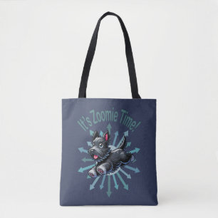 Tote Bag Zoomie Time Scottish Terrier