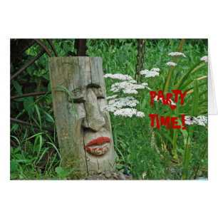 TOTEM AMÉRICAIN INDIEN : CARTE DE PARTI