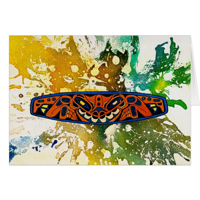 Totem Athabascan par Michael Moffa (Devant horizontal)