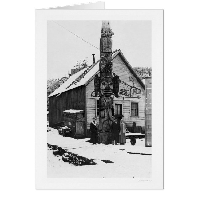 Totem géant Ketchikan 1913 (Devant)