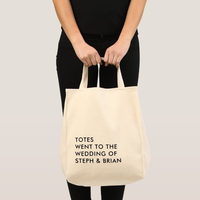Totes personnalisées sont allées au Mariage, Sac f (Devant (produit))