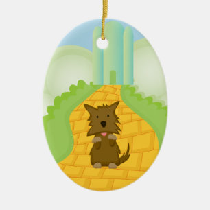 Toto on Yellow Brick Road Ornement de Noël