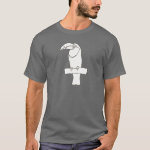 Toucan Bird Outline Dessin sur t-shirts