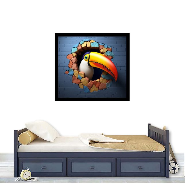 Toucan Break Out Print Poster Artwork Mural (Créateur téléchargé)