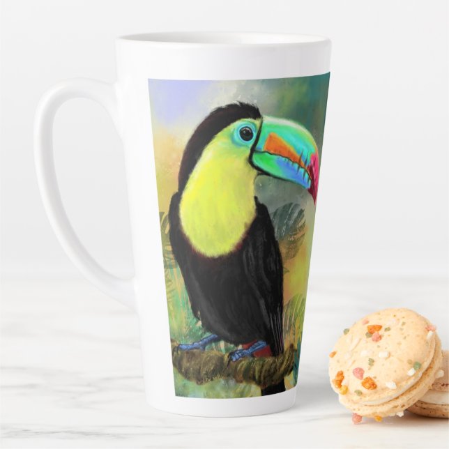 Toucan Latte Mug (En situation)
