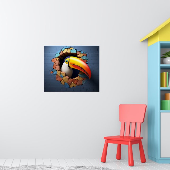 Toucan Tropical Break out of Wall Poster Imprimer (Pépinière 1)