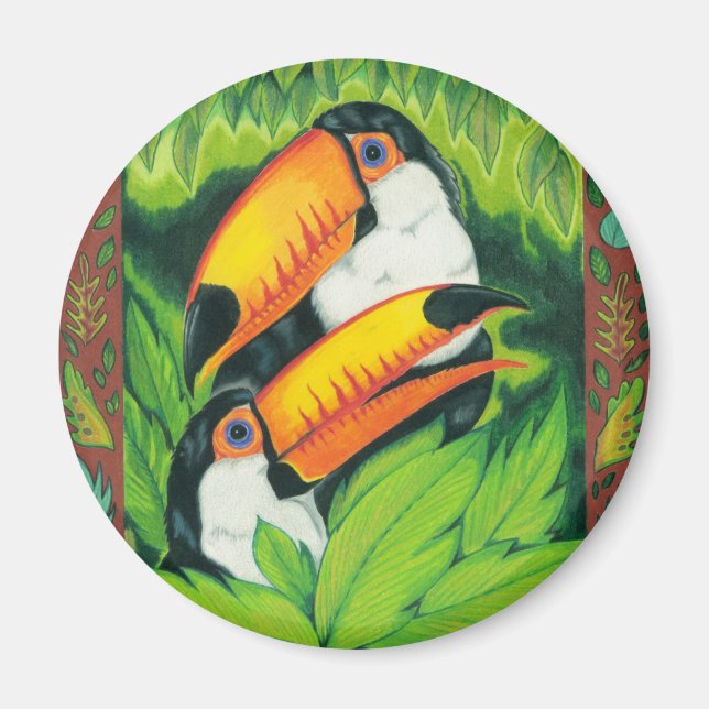 Toucan Tropics Magnet (Devant)