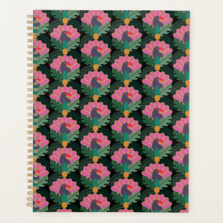 Toucans & ananas Tropical Art Déco