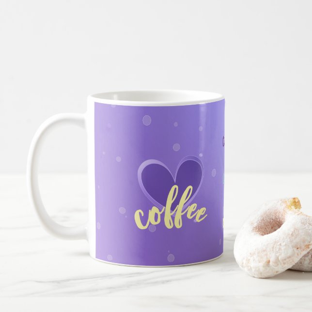 Touche d'amour dans chaque tasse de café Sip (Avec donut)