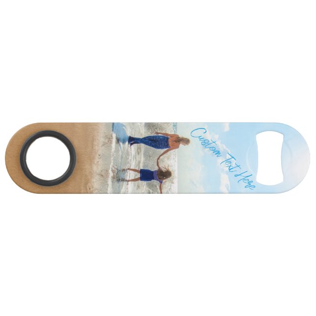 Touche de la barre de texte photo personnalisée Vo (Devant (Horizontal))