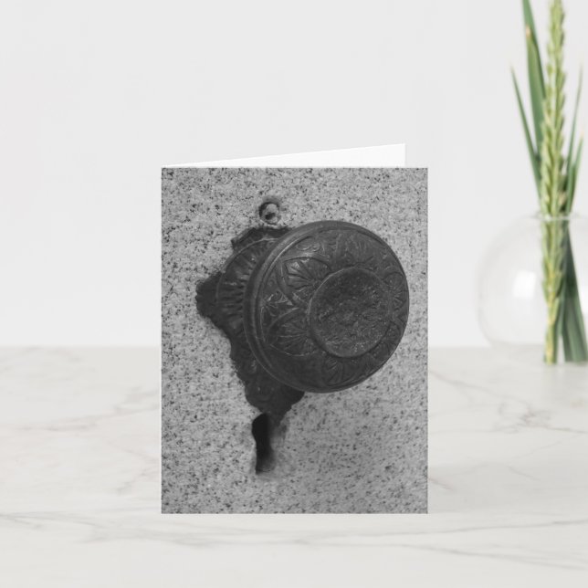 Touche de porte - Carte de note (Devant)