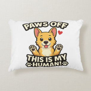 Touche pas, c'est mon humain coussin mignon amateu