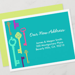 Touches cool Nouveau Faire-part d'adresse