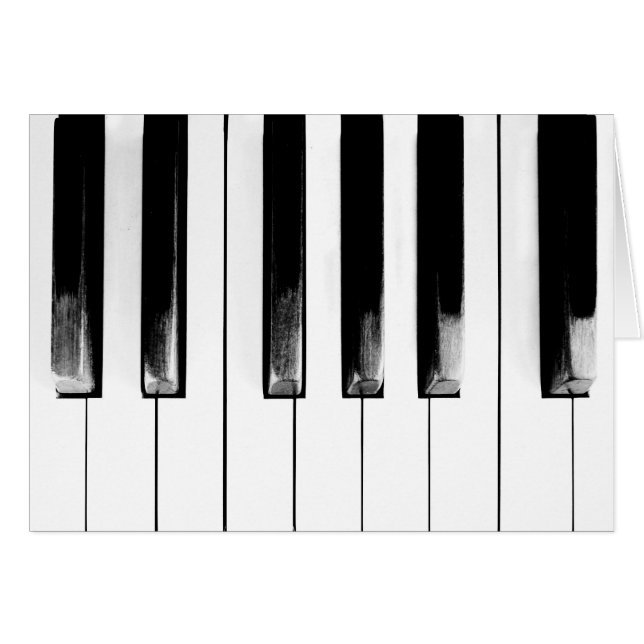 Touches de piano antiques (Devant horizontal)