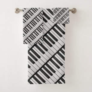 Touches de piano noir et blanc