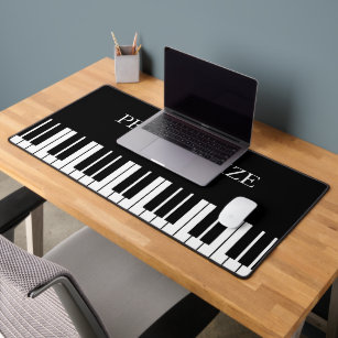 Touches de piano noir et blanc personnalisées
