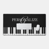 Touches de piano noir et blanc personnalisées (Keyboard & Mouse)