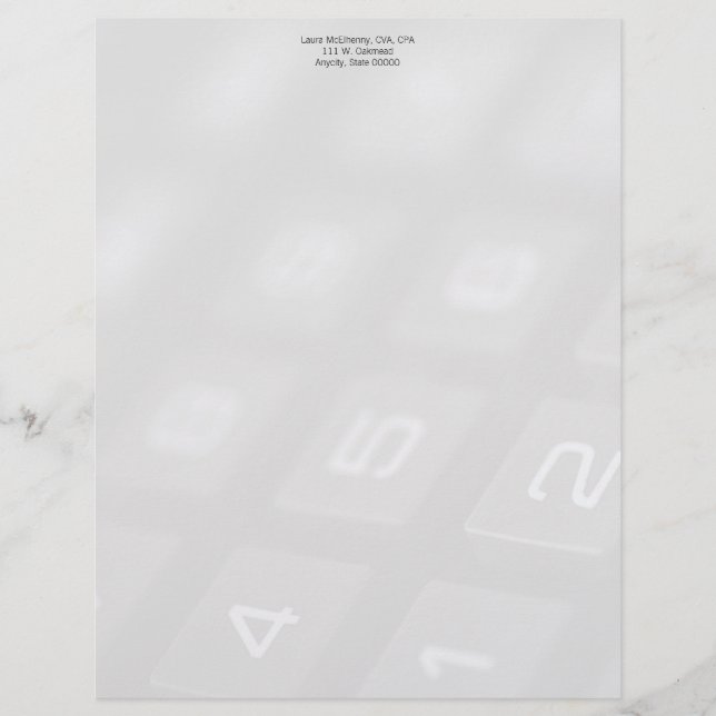 Touches numériques sur la calculatrice s'effacent (Devant)