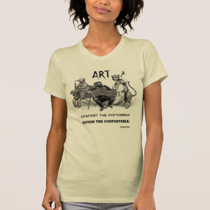 "Touchez" au T-shirt confortable d'art
