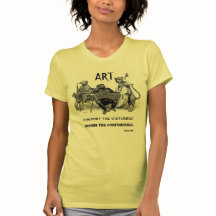 "Touchez" au T-shirt confortable d'art