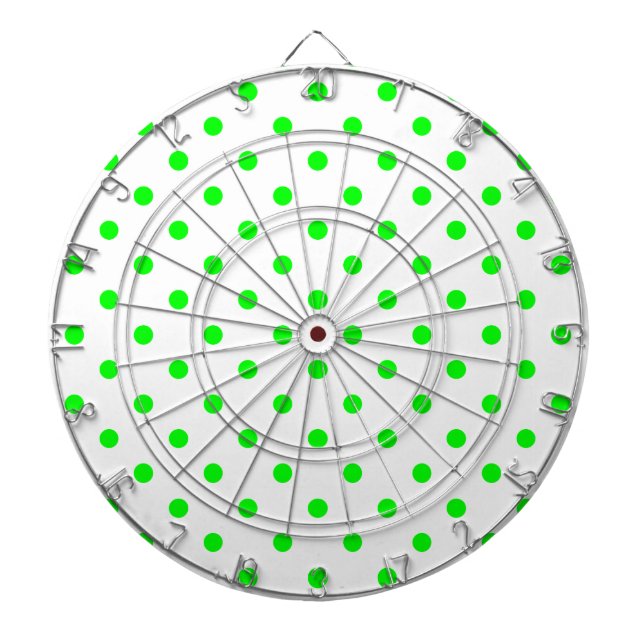 TOUCHEZ LA Cible de flechettes POT Vert DOT (Devant)