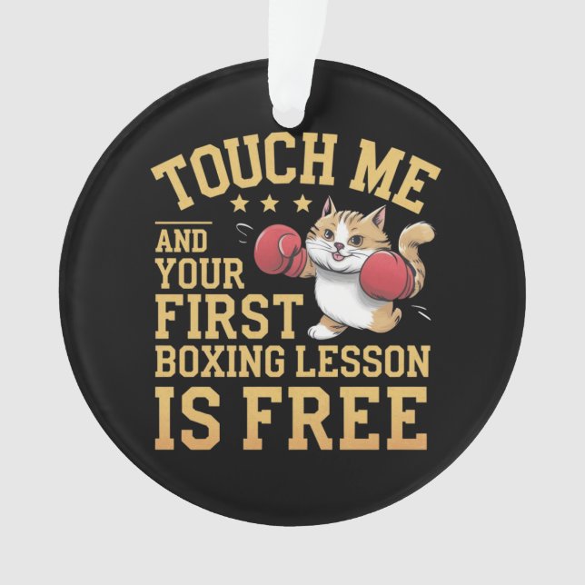 Touchez-moi et votre première leçon de boxe est gr (devant)