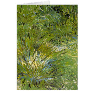 Touffes d'Herbe par Vincent van Gogh Carte