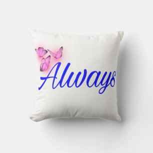 Toujours – Coussin de jet romantique pour l'amour
