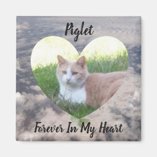 Toujours Dans Mon Coeur Pet Mémorial Magnet