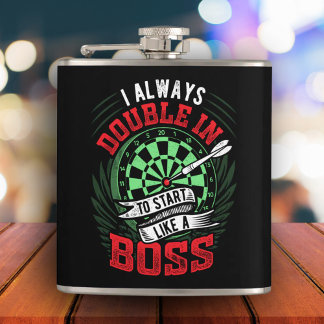 Toujours doubler en forme de flacon Boss Dart 6 oz