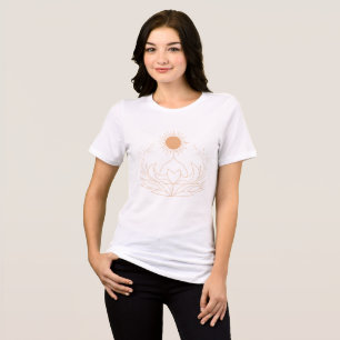 Toujours et en fleurs : Tshirt de Yoga spirituel